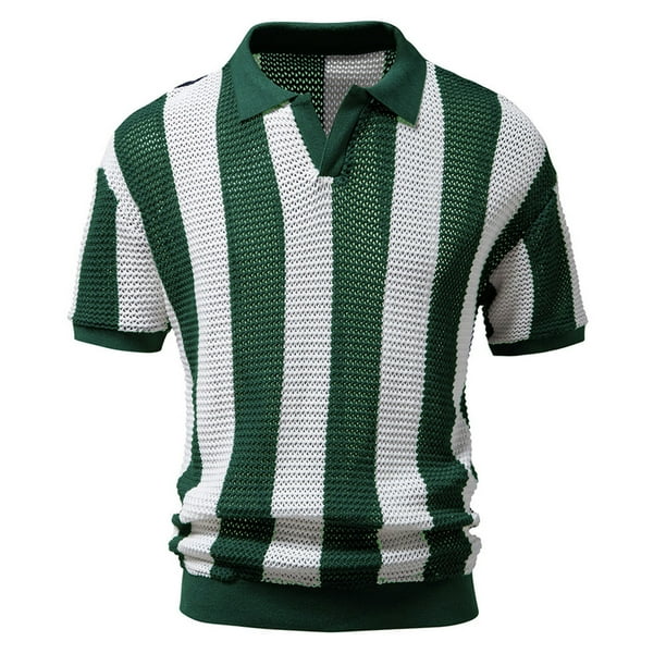 Gibobby Camisa Polo Hombre Playeras Tipo Polo para Hombre Casuales Moda Camiseta Manga Corta Slim Fit de Caballero(Verde,G)
