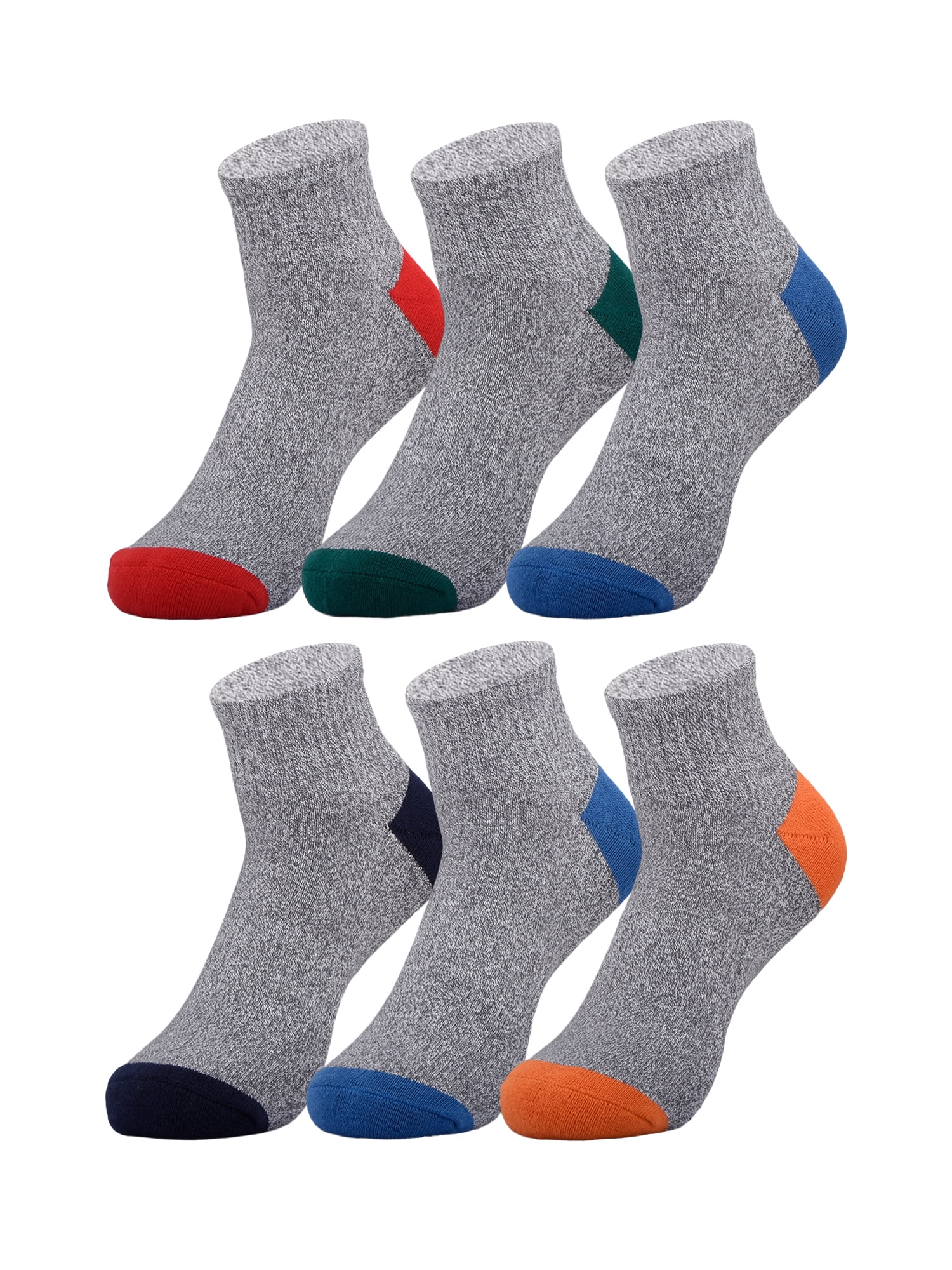 Chaps Half Cushion Ankle 6-Pack Men's, Sock Size 10-13