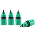 thumbnail image 2 of Garden Hose Pipe One Way Adapter Tap Connector Fitting for Irrigation 8-pack, 2 of 8