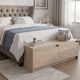 thumbnail image 2 of Baúl de Almacenamiento Banca Pie de Cama, Banco Organizador para Recámara, Mueble Multifuncional para Dormitorio., 2 of 6