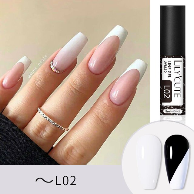 LILYCUTE 5ML Macaron Line Nail Gel Polish Vernis Semi Permanente UV/LED Nail Art Paint Drawing Line Polish DIY Painting Esmalte zhangmengya LED