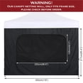 thumbnail image 4 of Lateral para toldo COOSHADE Instant Canopy SunWall 10x10 Negro, 4 of 7