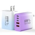thumbnail image 1 of Cargador Duloch de 60 W con 5 puertos USB-C de carga rápida, 1 of 7