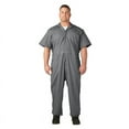 thumbnail image 3 of Dickies Mens and Big Mens Short Sleeve Deluxe Poplin Coveralls, 3 of 5
