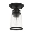thumbnail image 4 of Livex Lighting - Lawrenceville - 1 Light Flush Mount in Coastal Style - 5.13, 4 of 10