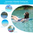thumbnail image 4 of Portable PVC Water Hammock Recliner Inflatable Floating Swimming Mattress with Sequins Foldable Swimming Pool Accessories 2PCS, 4 of 6