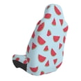 thumbnail image 2 of Wukai Watermelon Full Set Car Seat Covers with Soft Padding Universal Auto Front Seats Protector and Cushion Mat, 2 of 5