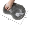 thumbnail image 5 of harmtty Shower Foot Massager Non-Slip Mat Multifunctional Suction Cup Design Bath Massage Brush Bath Supply for Bathroom,Grey, 5 of 7
