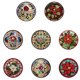 thumbnail image 1 of (LL038) Adornos Navideños Acrílico Punto Brillante Diamante Adornos para Árboles Navidad 8 Piezas Roja Rosa (Diamante Forma Especial Una Cara) Video, 1 of 9