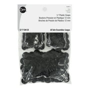 Dritz 1/2 Plastic Snap Fasteners, 60 Count
