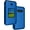 Blue, variant on Case for AT&T Cingular Flex 2 / Cricket Debut Flex, Nakedcellphone Slim Hard Shell Protector Cover [Anti-Fingerprint, Grid Texture] for U1030AA / U1030AC Flip Phone (2023)