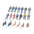 thumbnail image 2 of 20 Piezas Figuras En Miniatura Zulema 1:30 G Surtido de personas, 2 of 8