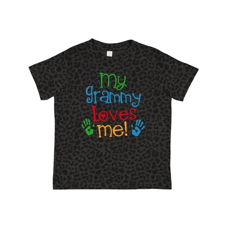 

Inktastic My Grammy Loves Me Gift Toddler Boy or Toddler Girl T-Shirt