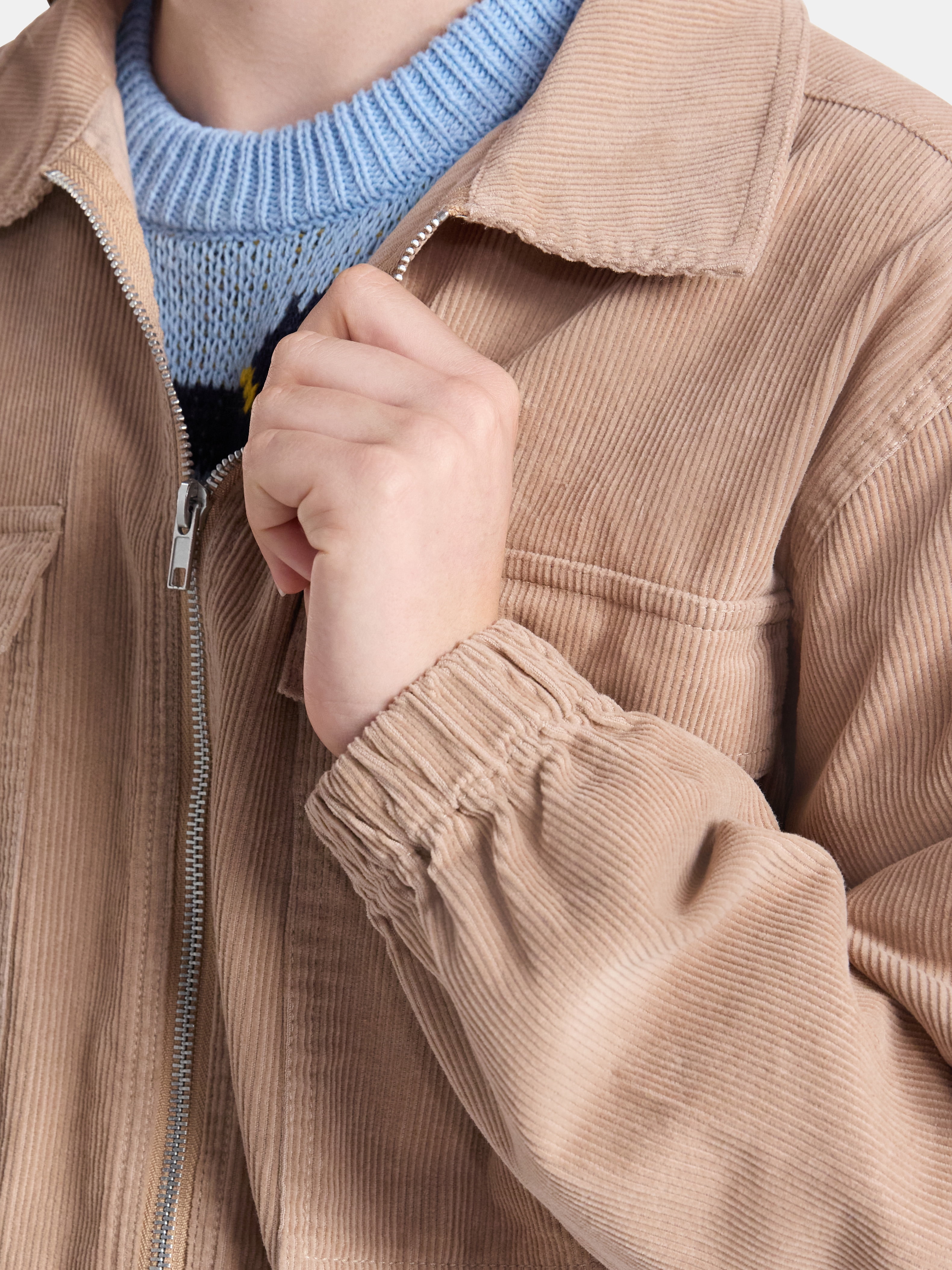 Neaters Corduroy jacket ポケカ好き Zip Corduroy Jacket | Beech Cotton-Spandex Insulated Jacket