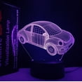 thumbnail image 1 of Luz nocturna LED 3D que cambia de color para automóviles Volkswagen Beetles, 1 of 1