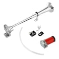 thumbnail image 2 of Potente Bocina De Aire De 12 V, 150 DB, 450 Mm, Cromo Y Zinc, Bocina De Aire Para Camión De Una Sola Trompeta Con Compresor Y Accesorios Para Camiones Macarena Cuerno de aire de trompeta simple, 2 of 5