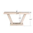 thumbnail image 4 of Tcbosik Console Table, 60 inch Farmhouse Behind Couch Table, Narrow Entryway Accent Table for Living Room, Hallway, Easy Assembly, Antique Natural, 4 of 9