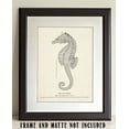 thumbnail image 5 of Seahorse Artwork - 11x14 Unframed Art Print - Great Beach House Wall Decor, 5 of 6