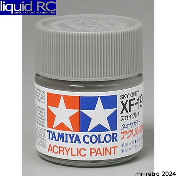 TAMIYA Acrylic XF19 Flat Sky Grey TAM81319 Plastics Paint Acrylic