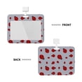 thumbnail image 2 of Zufioo Ladybug Print Work Badge Protective Case, Waterproof Lanyard, Badge Transparent Clip, Suitable for Induction Card Badge Swipe Credit Card, 2 of 7