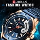 thumbnail image 5 of Reloj para hombre Movimiento de cuarzo Tiempo Semana Calendario Pantalla Diseño luminoso 3ATM P CURREN Mirar, 5 of 7