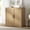 16*31*49"Natural-Wood Door, variant on MAYEERTY 31*31*16" Modern Natural Wood Grain Storage Cabinet with Doors for Living Room, Bookshelf