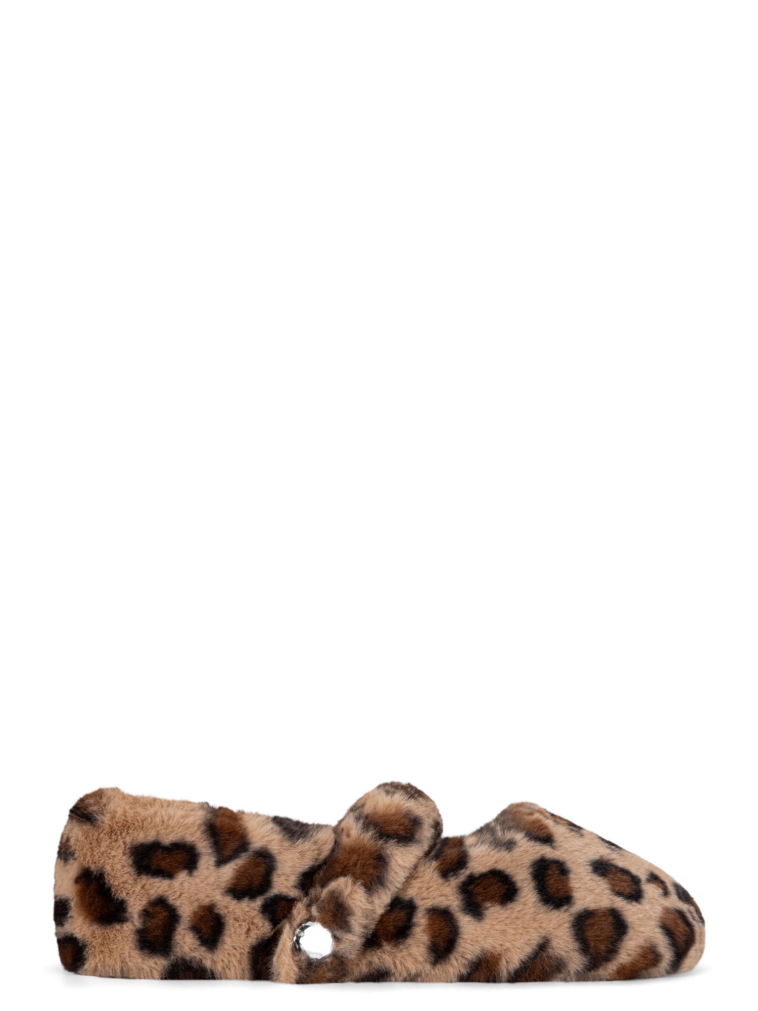 Joyspun Women's Mary Jane Plush Slippers