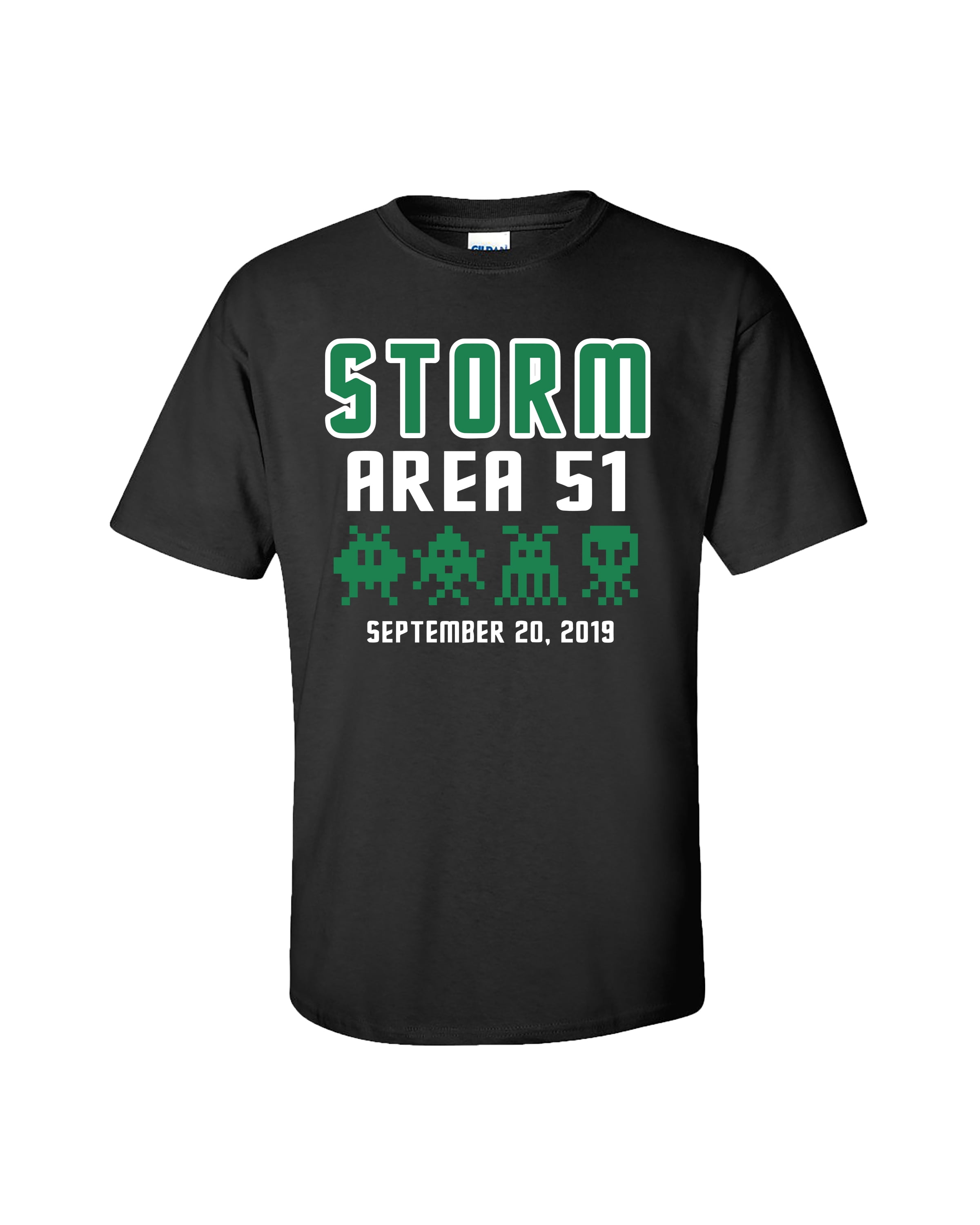 Storm Area 51 September 20 2019 Adult Short Sleeve Tee Shirt Black - Bild 7 von 18