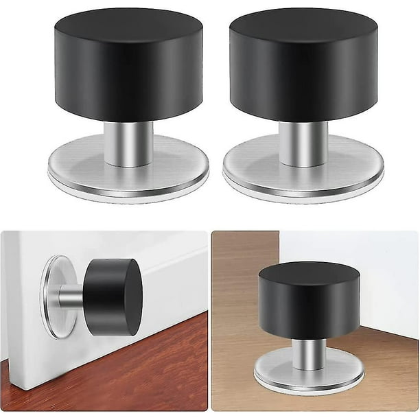 2pcs Stainless Steel Door Stopper Stable Door Stopper Wall Door Stopper Stainless Steel Door Stopper Door Stops Adhesive Door Stopper Floor Door Stopp