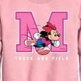 thumbnail image 2 of Disney Standard - Minnie Track And Field - Toddler And Youth Crewneck Fleece Sweatshirt, 2 of 4