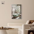 thumbnail image 3 of Spring Bliss Bathroom Framed High-Gloss Acrylic Glass Wall Art Farmhouse Floral Art by Art Remedy, White Frame, 30 x 45, 3 of 7