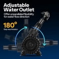 thumbnail image 3 of Bomba de agua VIVOHOME, 120 W, 4,6 m de altura, salida ajustable, 3 of 7