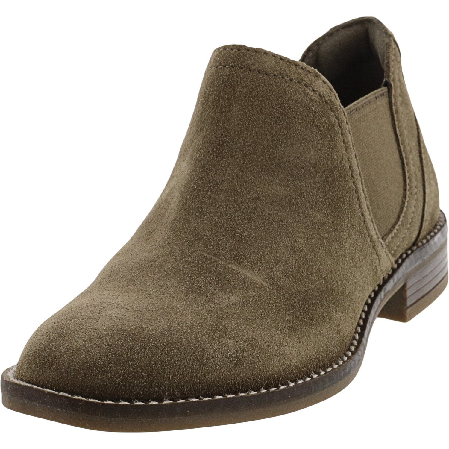 Clarks - Clarks Women's Camzin Maple Suede Olive Ankle-High Leather Boot - 6M - Walmart.com
