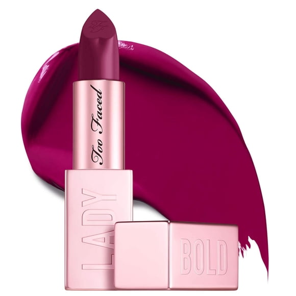 Lápiz labial Too Faced Lady Bold Cream, ligero y vegano, 5 ml