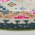 thumbnail image 3 of SAFAVIEH Madison Dayna Trellis Bordered Area Rug, Dark Green/Beige, 6'7" x 6'7" Round, 3 of 8