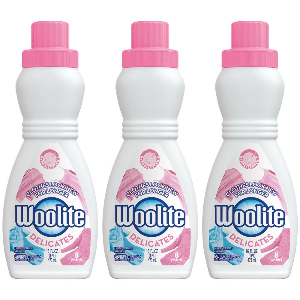Woolite Delicates Laundry Detergent, 16 oz/ 10 loads (Pack of 3)