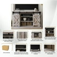 thumbnail image 3 of Castle Place Vintage 54" TV Stand Console for TVs up to 65", Natural Oak, 3 of 7