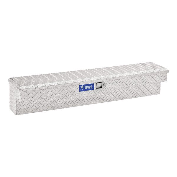 UWS EC30071 Tool Box Side Mount; Single Lid; Diamond Tread; Bright; Aluminum; 36-7/8 Inch Length x 12 Inch Width x 12 Inch Height; In Heavy Duty Packaging (UPS Shippable)
