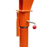 Miumaeov 1100 LB Truck-Mounted Crane Hoist Truck-Mounted Crane with 12V Electric Winch 360 Swivel Pickup Truck Jib Cranes