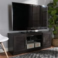 thumbnail image 2 of Baxton Studio Gianna Meuble de Télévision en Wengé Brun, 2 of 8
