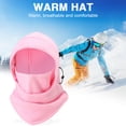 thumbnail image 4 of Bicicleta Invierno Cálido Ciclismo Fleece Capucha Ndcxsfigh Gorra A Prueba De Viento Cara Cuello Pasamontañas (Rosa), 4 of 7