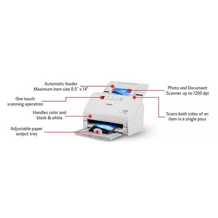 Canon - imageFORMULA RS40 Photo and Document Scanner - White