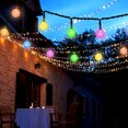 thumbnail image 4 of Bombilla Solar Cadena De Luces Impermeable 8 Modos De Luz 60 Led Luz De Hadas Alimentado Por Energía Solar Enchufe Automático Montado En La Pared Lámpara Multiusos Para Jardín Patio Trasero Decoración Vogacara HA027056-01, 4 of 6