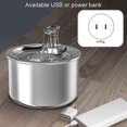 thumbnail image 2 of Fuente automática de acero YONGSHENG dispensador de bebedero 2l para perros y gatos, 2 of 5