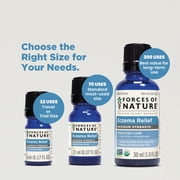 Forces of Nature Eczema Control, Natural, Organic, Relief for Itching, Redness, Plant-based Oil, 5ml