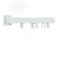 thumbnail image 2 of Retractable Wall-Mounted Clothes Drying Rack White - Space Saving, Rotating Ring Design - 30cm/11.8in Foldable Hanger, 2 of 16