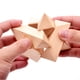 thumbnail image 2 of Juego de rompecabezas design kong ming lock iq, candado de madera, 3D cresta, enseñanza intelectual para adultos y niños Fivean unisex, 2 of 2