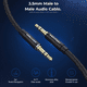 thumbnail image 2 of Cable Audio macho a macho Auxiliar 3.5mm VENTION 3m Trenzado, 2 of 6