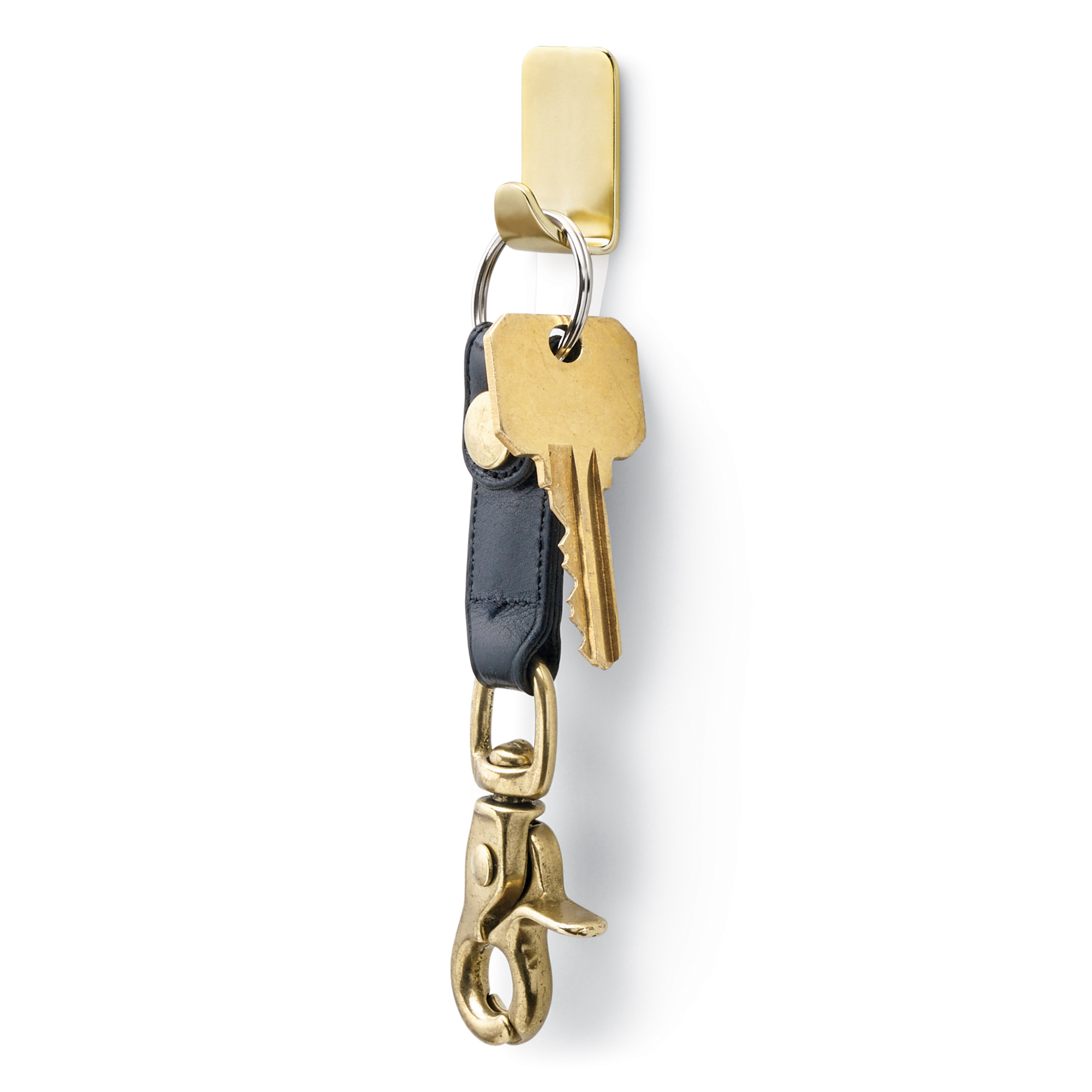 Command Small Metallic Hooks [Removable]: Small Brass [4-pack] (Brass) [24-sets]