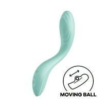 Satisfyer Rrrolling Pleasure G-Spot Vibrator with Roller Ball Tip - Vibrating Dildo, Personal Massager, G Spot Stimulation, Adult Sex Toys for Women - Waterproof, Rechargeable (Mint)